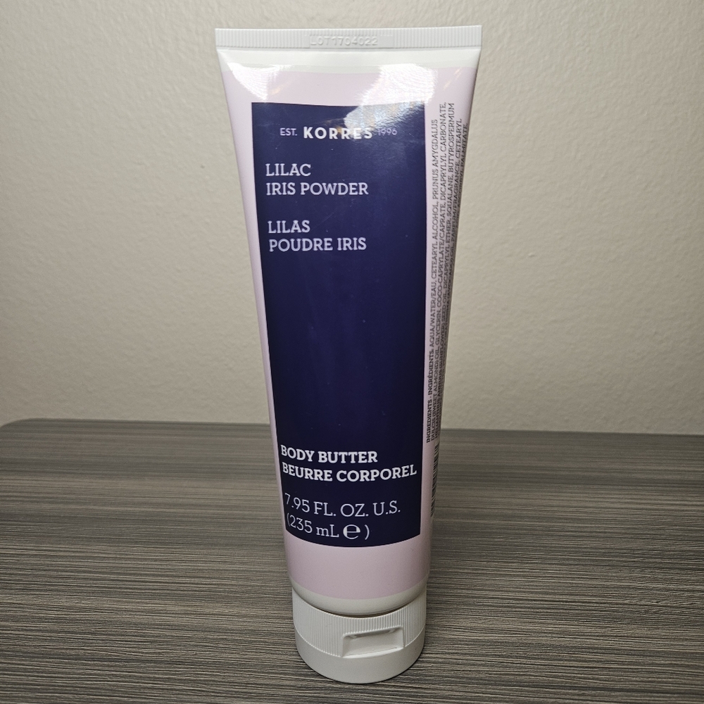 Korres Lilac Iris Powder Body Butter 235ml 7.95oz New Sealed
